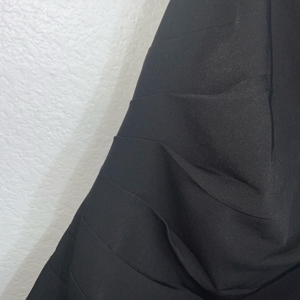 Milly Ally Cady Off the Shoulder  Black Dress - Picture 4 of 8